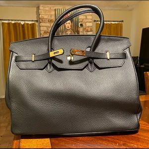 COPY - Hermès Birkin Black 40cm